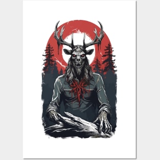 Wendigo Creature Posters and Art